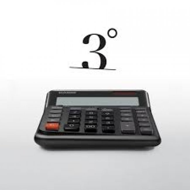 เครื่องคิดเลข Casio JE-12E (ERGONOMIC CALCULATORS) ทรงยาวถือเดินได้