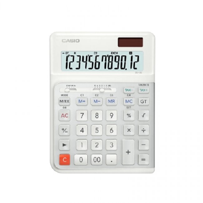 เครื่องคิดเลข Casio DE-12E (ERGONOMIC CALCULATORS) ขนาดใหญ่ตั้งโต๊ะ